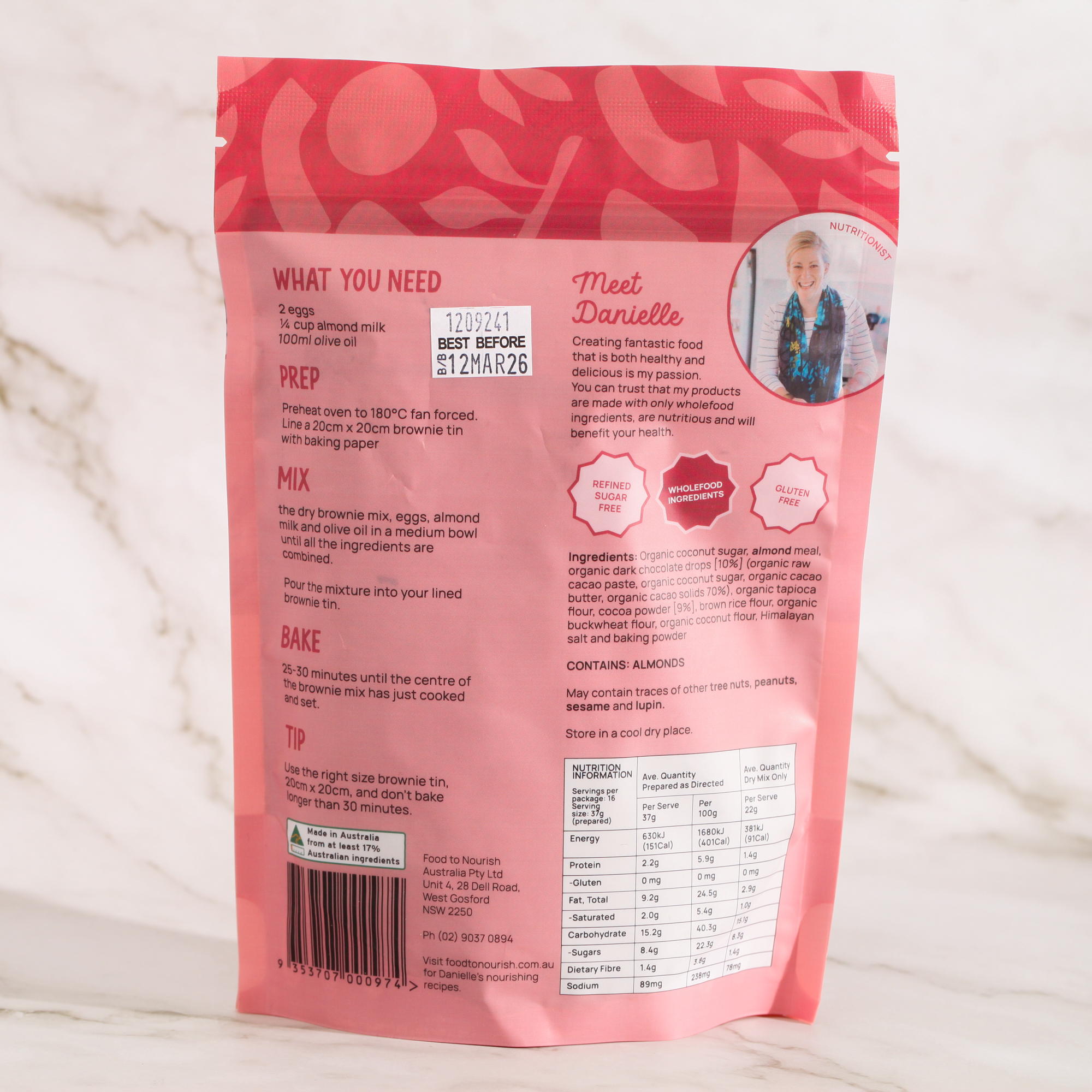 Brownie Mix - Food to Nourish